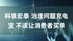 科银宏泰 治理问题充电宝 不该让消费者买单